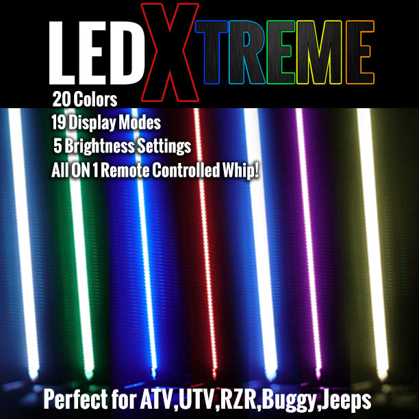 4' LED Whip Xtreme