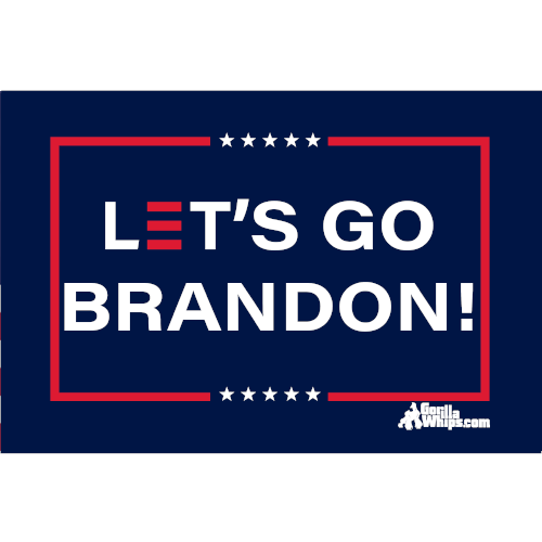 Let's Go Brandon 2'x3' Grommet Flag Double Layer, 3X Stitching, UV Fabric, USA Made